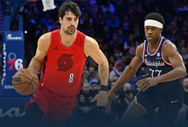 76人主场力克开拓者 爱德华兹砍21分助球队逆转
