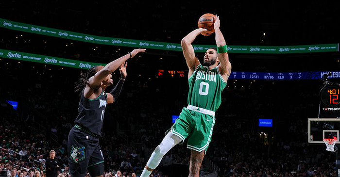 塔图姆复出后表现低迷 森林狼客场力克凯尔特人